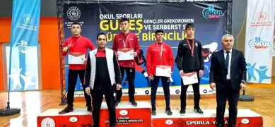 Elazığlı Güreşçiler Türkiye İkincisi ve Üçüncüsü Oldu!