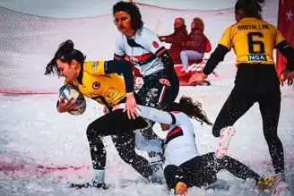 Erciyes'te Kar Ragbi Şampiyonası heyecanı!